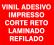 Adesivo Corte Reto Laminado (Compre por Tamanho)