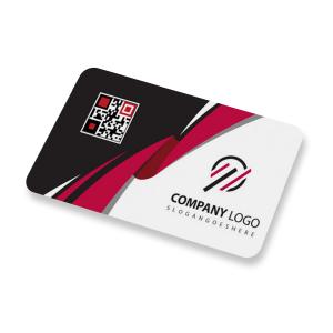 Cartão de visita Laminado_F_Cantos redondos Papel Fotográfico 230g 9x5cm 4x0 Laminação BOPP na Frente Corte Reto 
